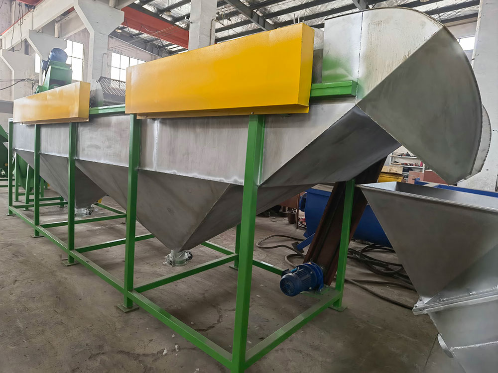 PP/HDPE 硬料清洗回收线工艺图片4，展示摩擦洗环节